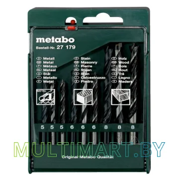 Набор сверл Metabo 627179000 (9 предметов)